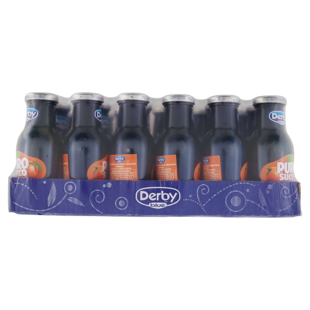 Derby Blue Puro Succo 100% Arancia 24 x 200 Ml