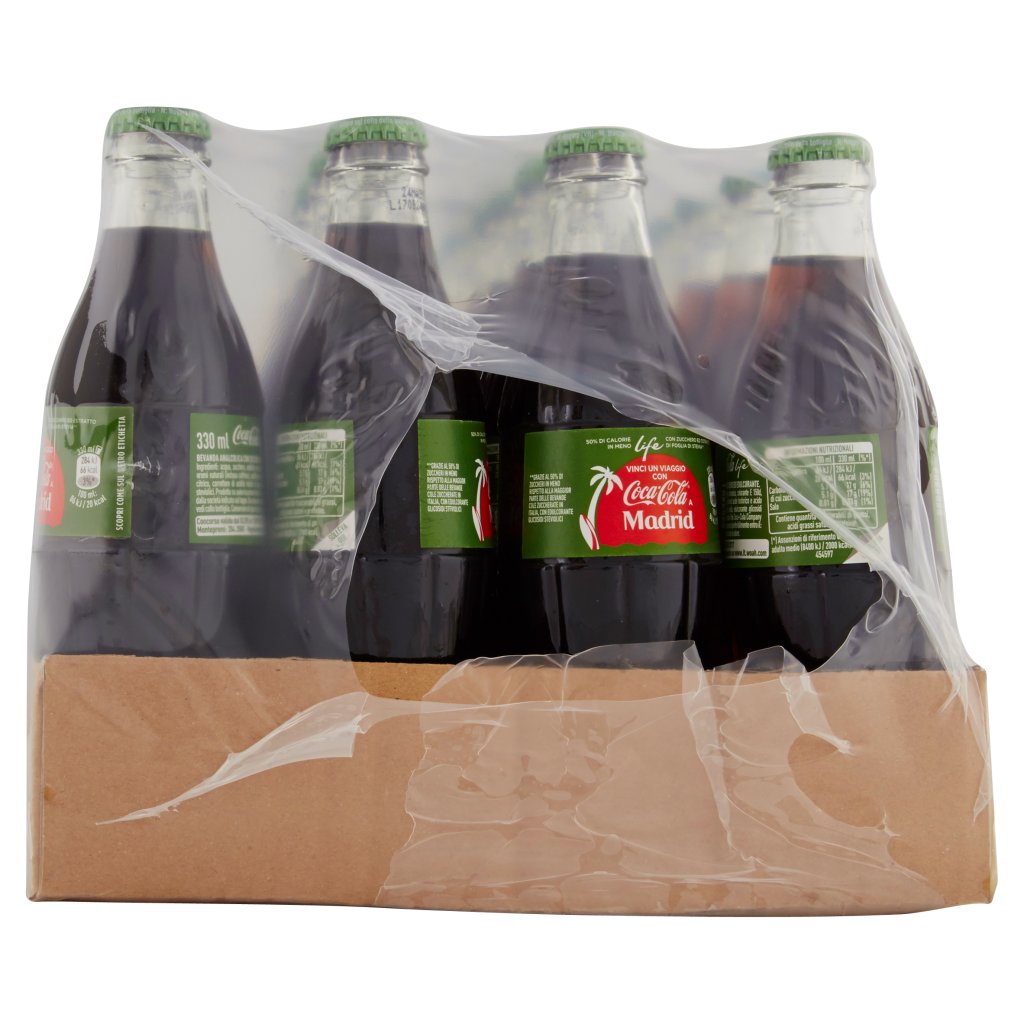 Coca-cola Life Bottiglia di Vetro 