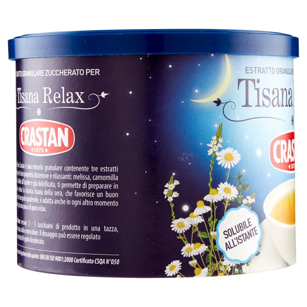 Crastan Estratto Granulare Zuccherato per Tisana Relax