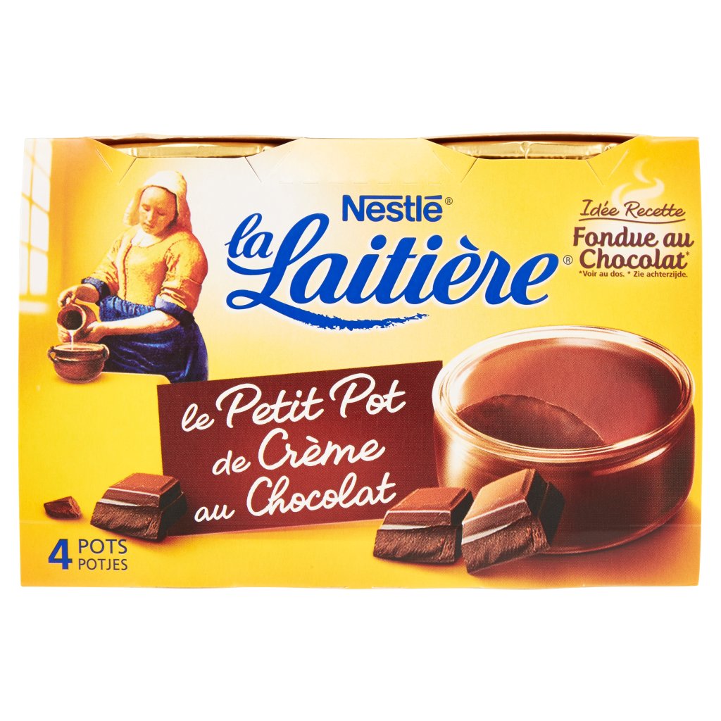 Nestlé La Laitière Cioccolato 4 x 100 g