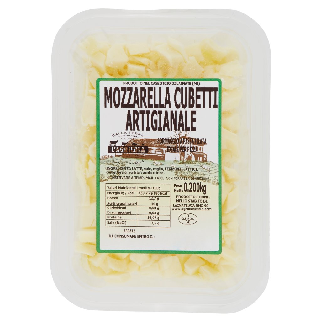 L'Agricola Mozzarella Cubetti Artigianale