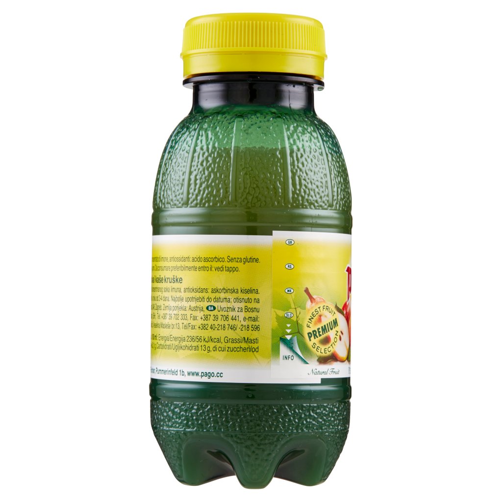 Pago Succo di Frutta, Pera Nettare, Bottiglia Pet Monodose  20 Cl