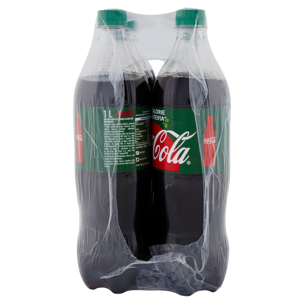 Coca Cola con Estratto di Stevia Zero Calorie