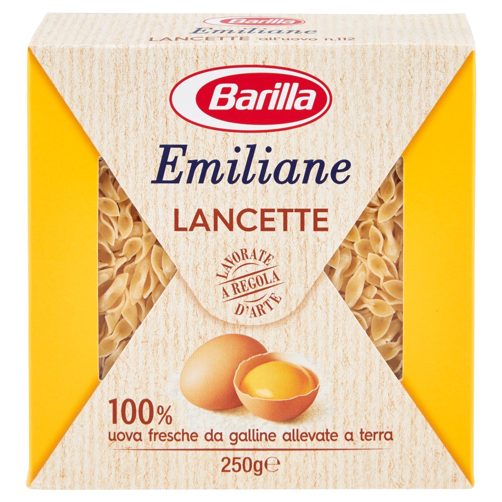 Barilla Emiliane Lancette all'Uovo N.112