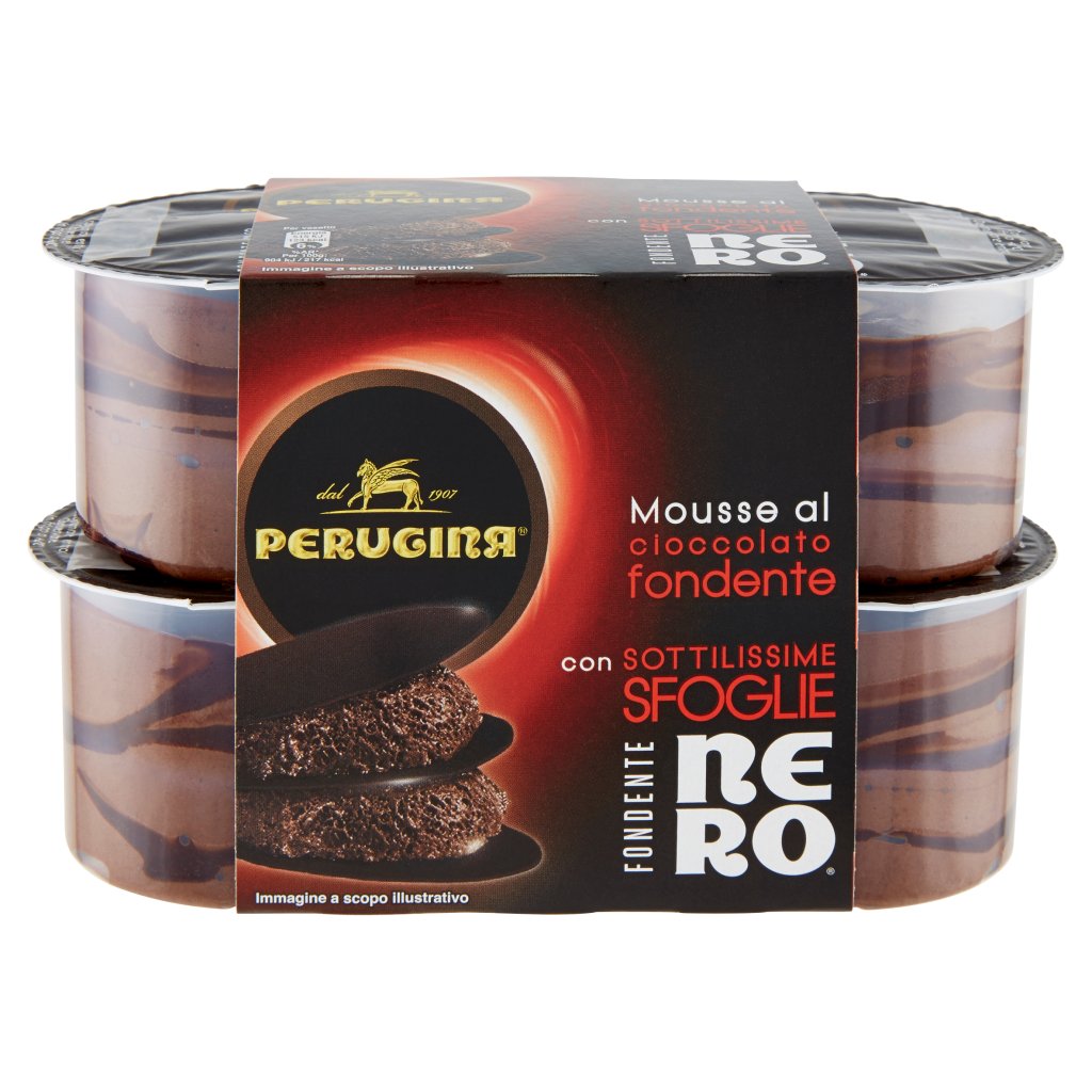 Perugina Nero Sfoglie Con Mousse Al Cioccolato Fondente 4x57g Everli