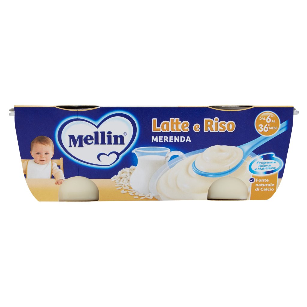 Mellin Latte e Riso Merenda 2 x 130 g