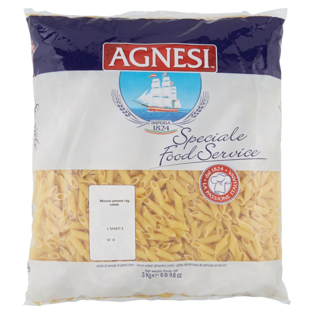Agnesi Speciale Food Service Mezze Penne Rigate N.95