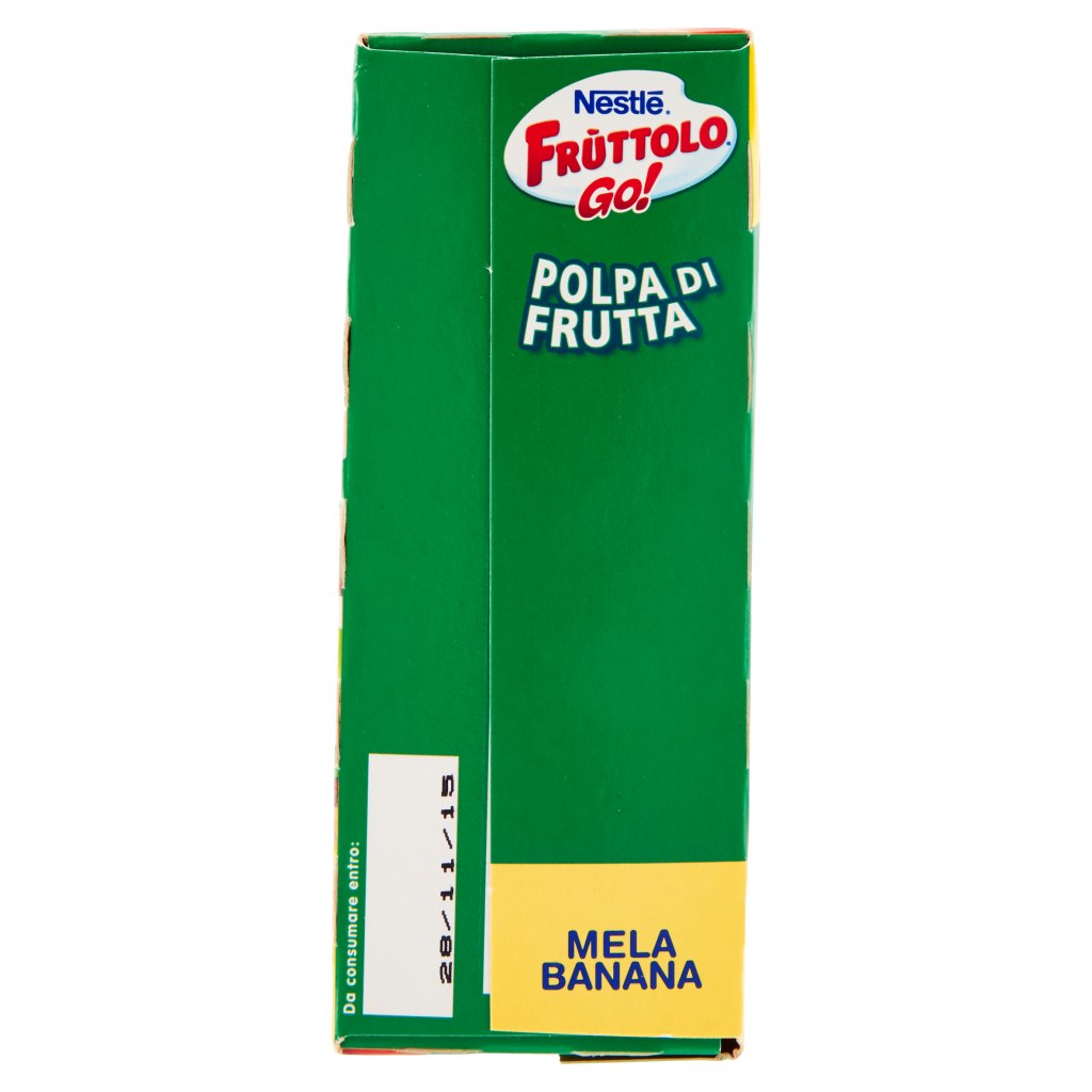 Fruttolo Nestlé  Go! Polpa di Frutta Mela Banana 4 x 90 g