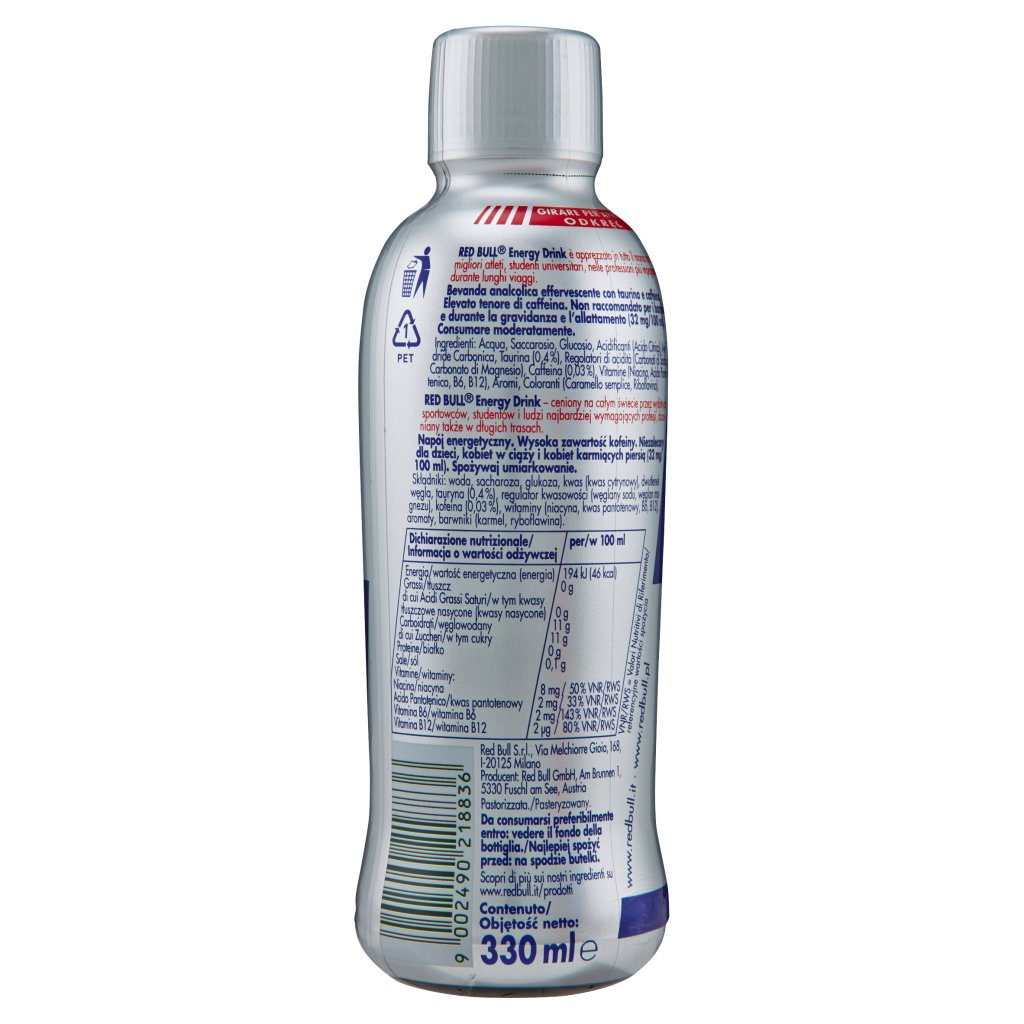 Red Bull Energy Drink (Bottiglia in Alluminio)
