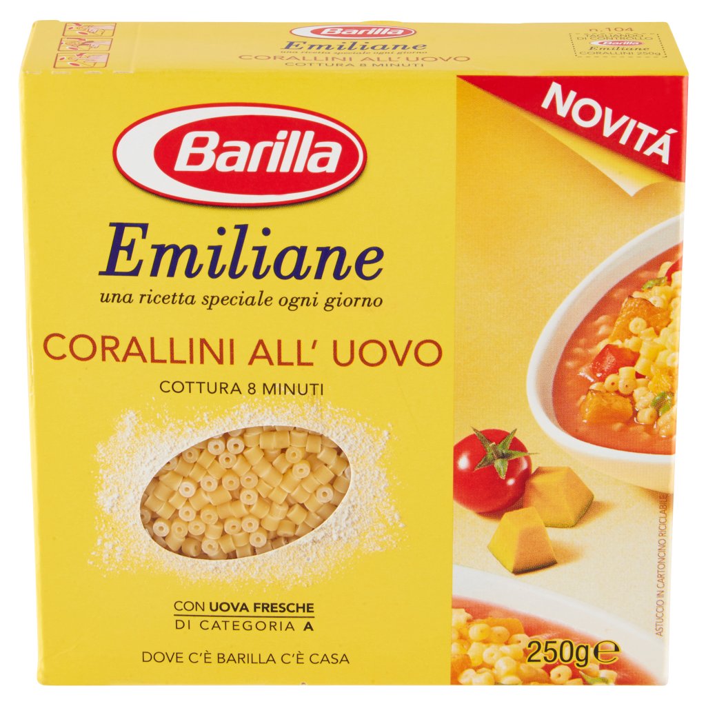 Barilla Emiliane Corallini all'Uovo