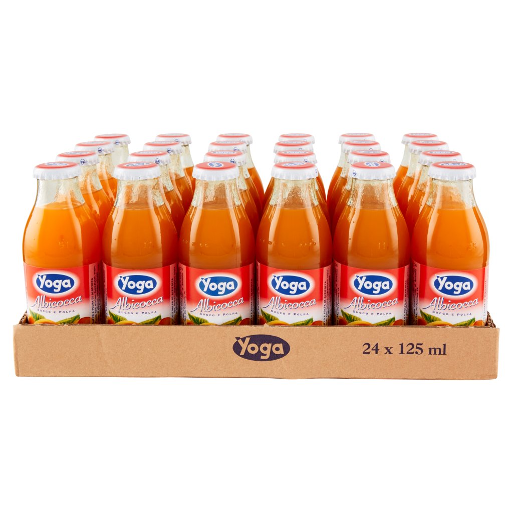 Yoga Albicocca Succo e Polpa 24 x 125 Ml