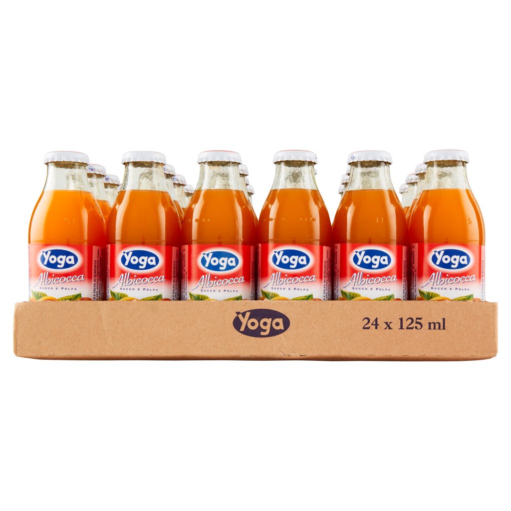 Yoga Albicocca Succo e Polpa 24 x 125 Ml