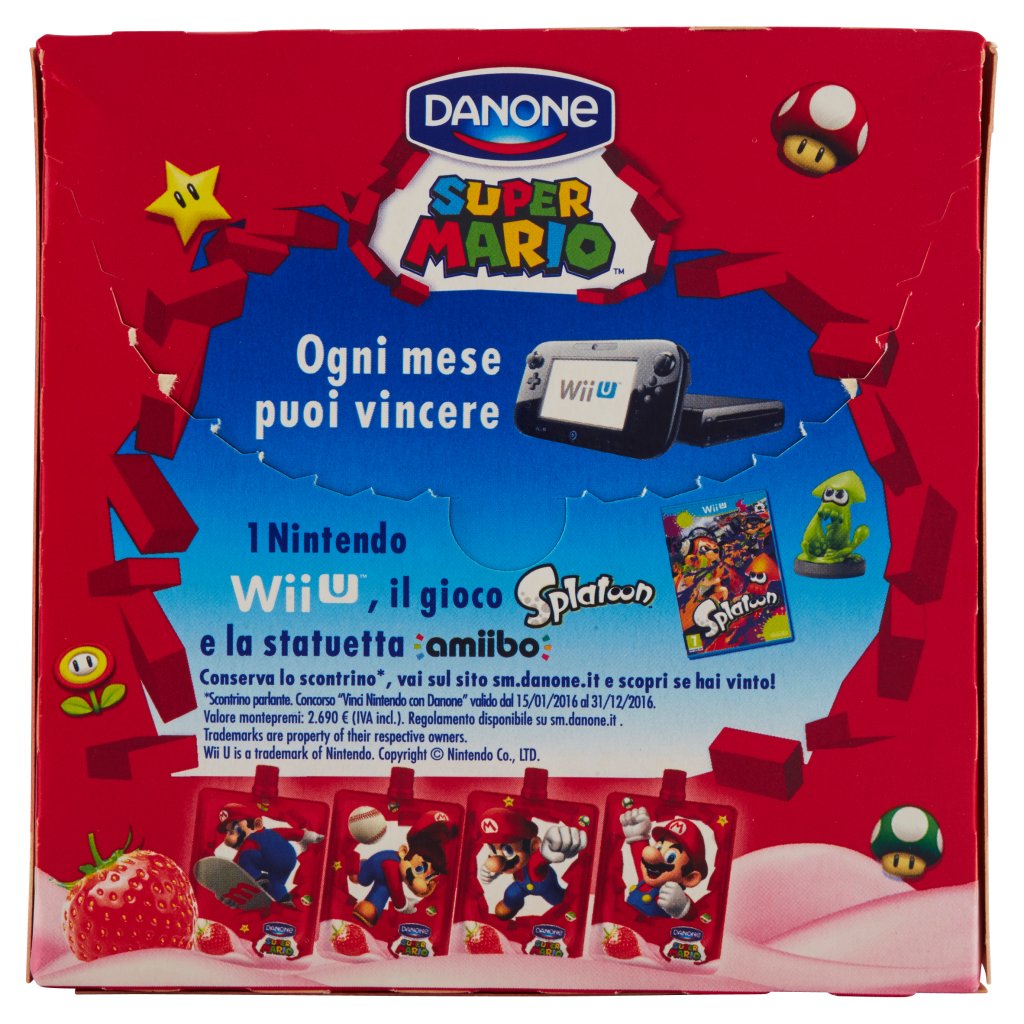 Yogoloso Danone Super Mario Gusto Fragola