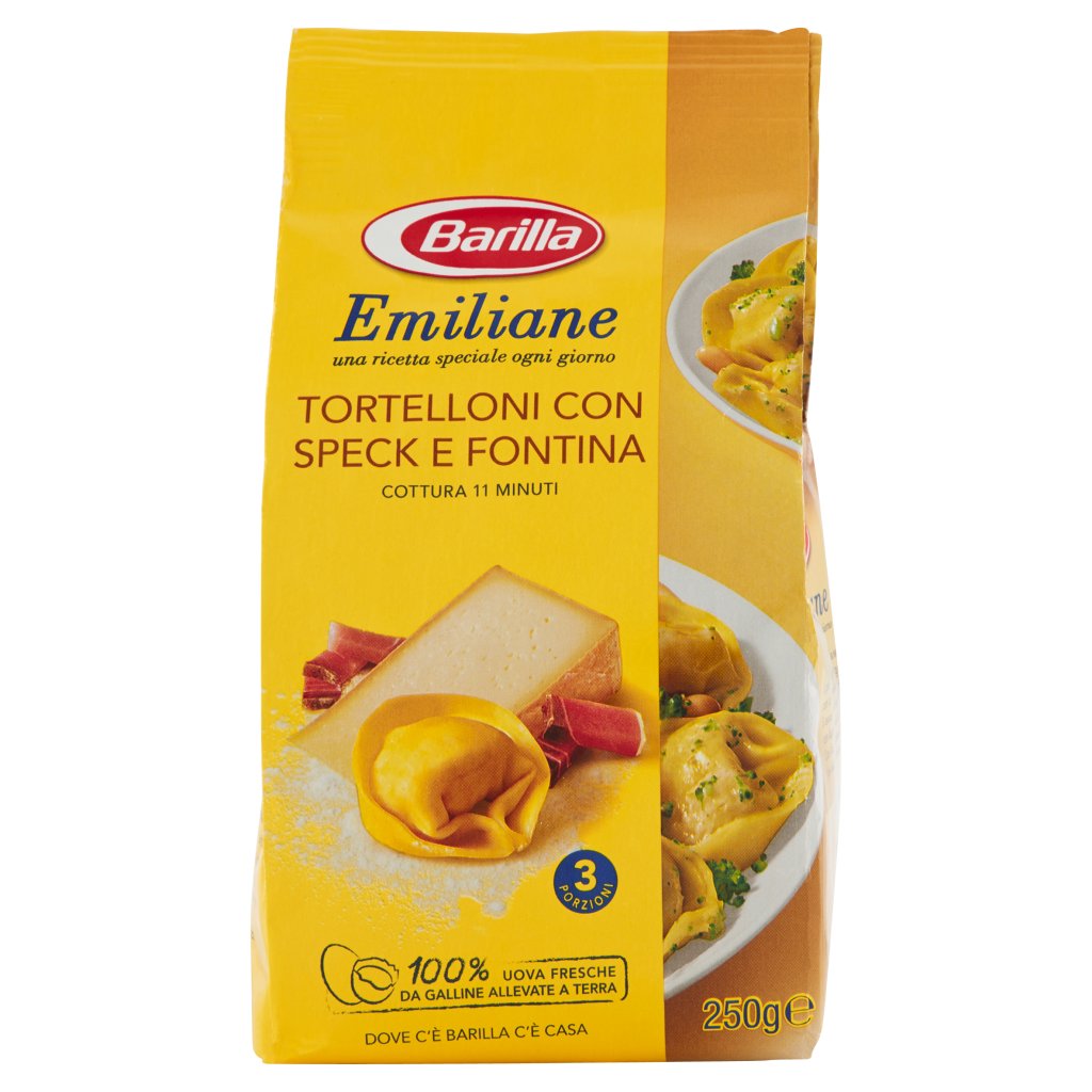 Barilla Emiliane Tortelloni con Speck e Fontina