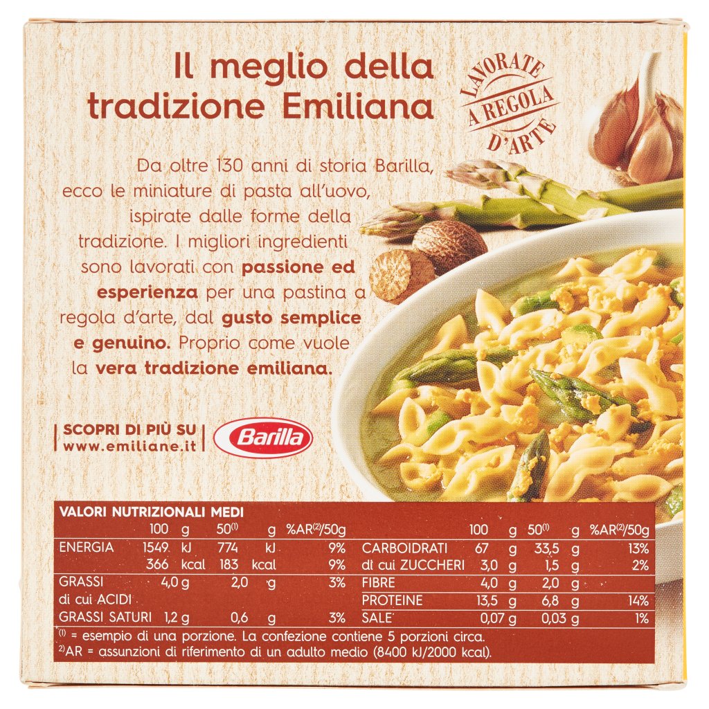 Barilla Emiliane Lancette all'Uovo N.112