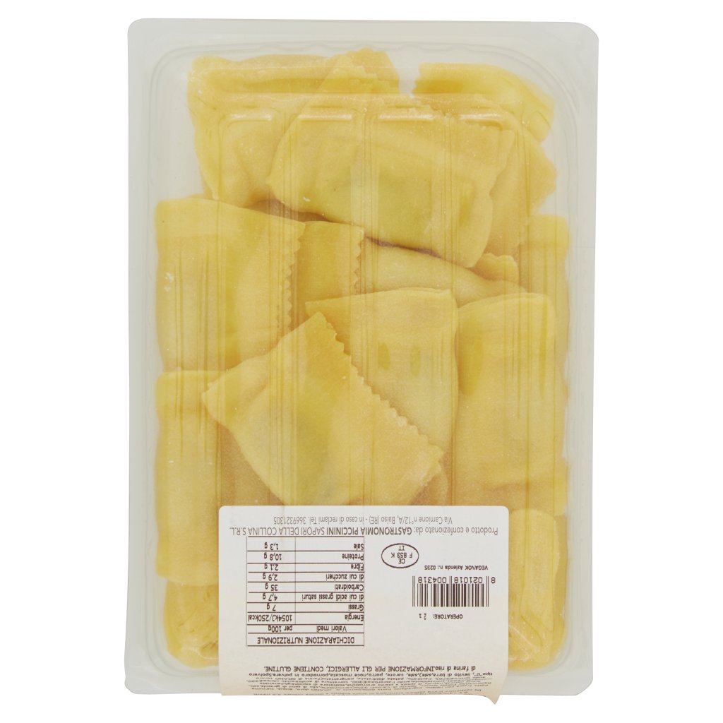 Pasta Piccinini Ravioli Carciofi e Ceci 0,250 Kg