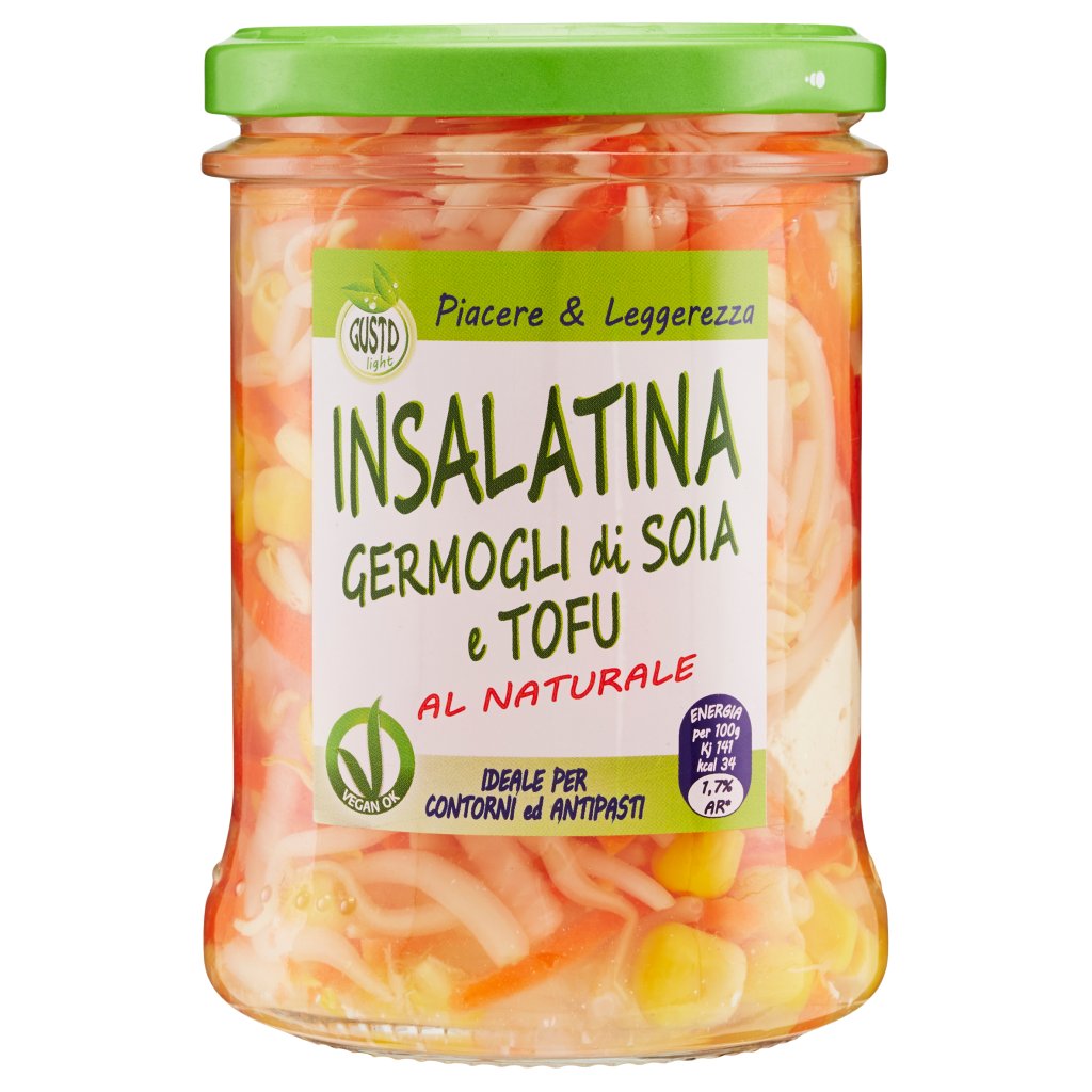 Insalatina Germogli di Soia e Tofu al Naturale