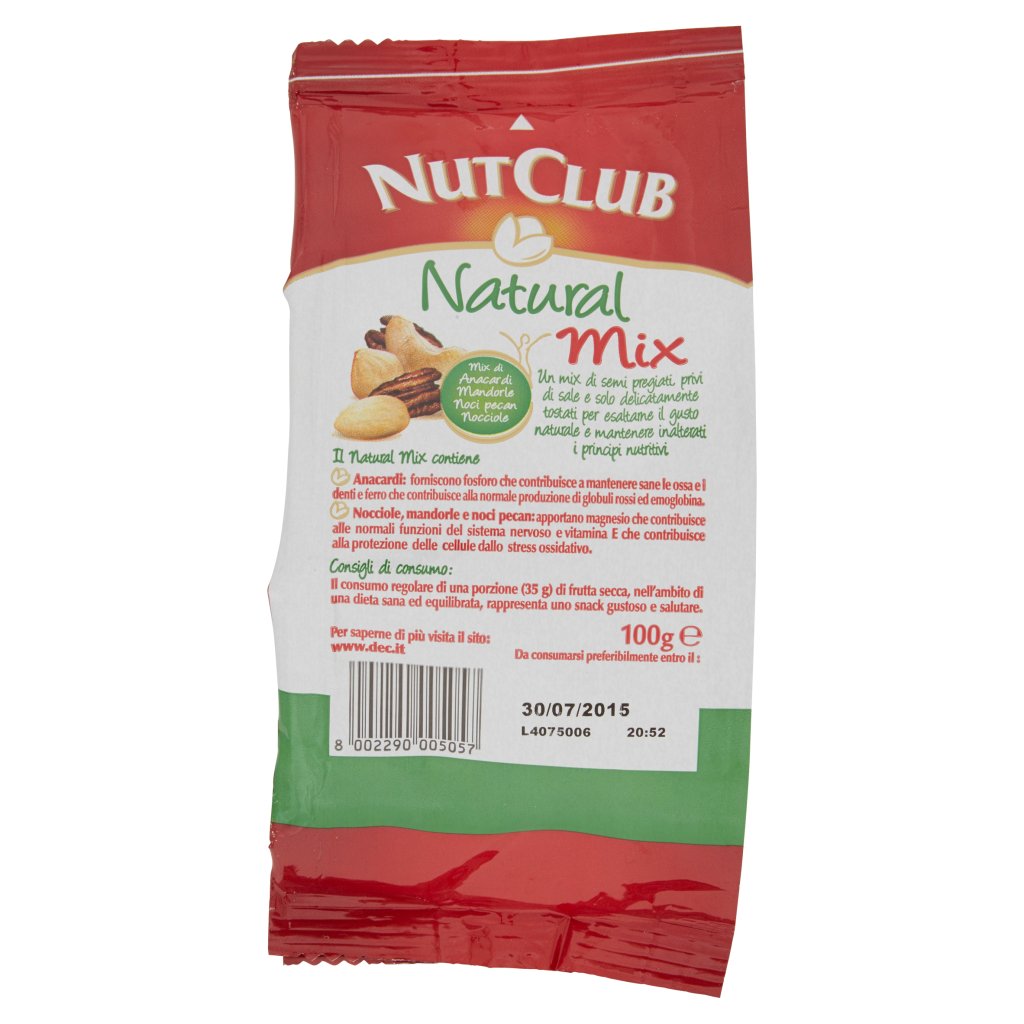Nutclub Natural Mix