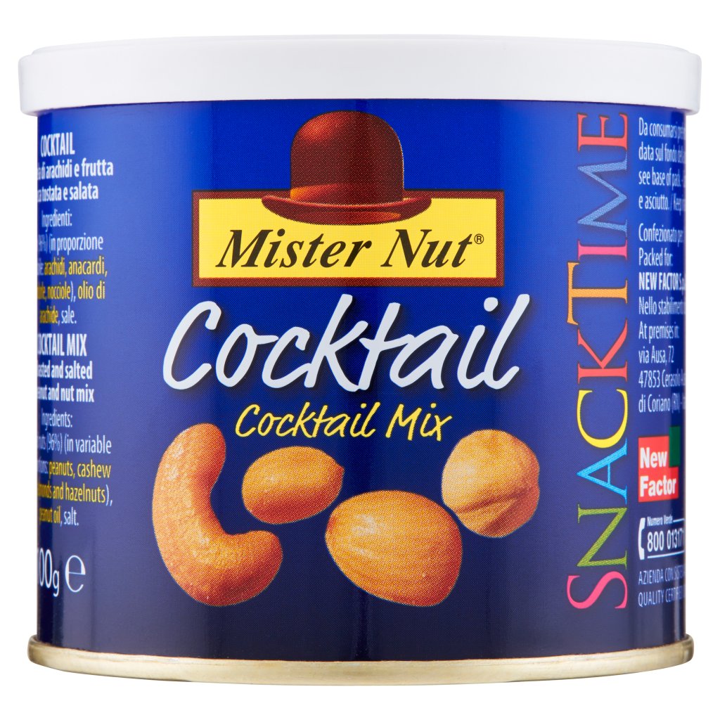 Mister Nut Snack Time Cocktail Tostato e Salato