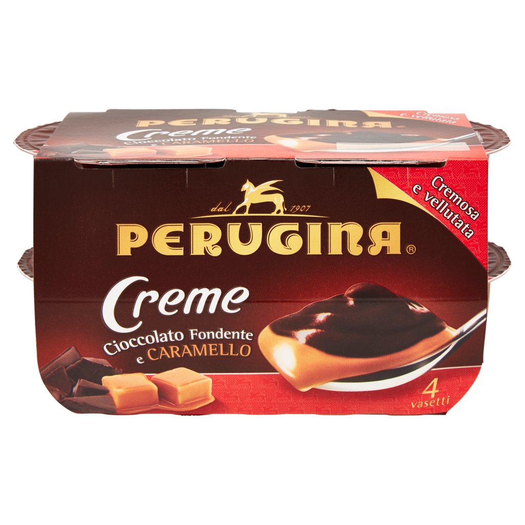 Perugina Creme Cioccolato Fondente e Caramello 4 x 70 g