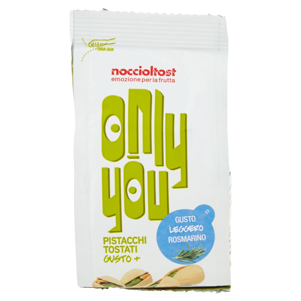 Noccioltost Only You Pistacchi Tostati Gusto+ Gusto Leggero Rosmarino