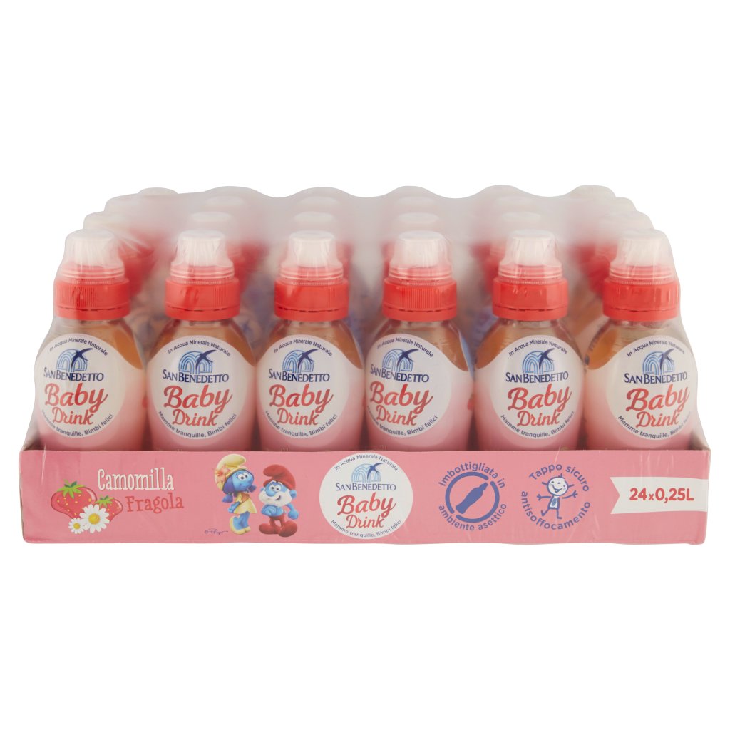 San Benedetto Baby Drink Fragola 0,25l Vassoio