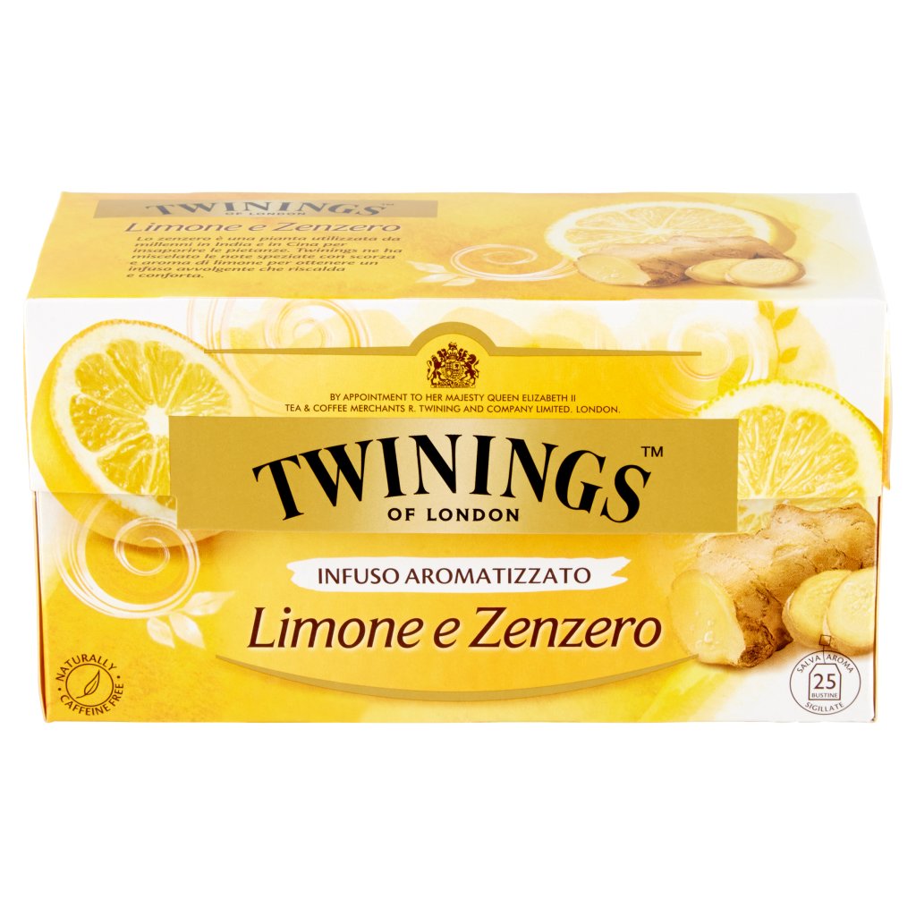 Twinings Infuso Aromatizzato Limone e Zenzero 37,5 g