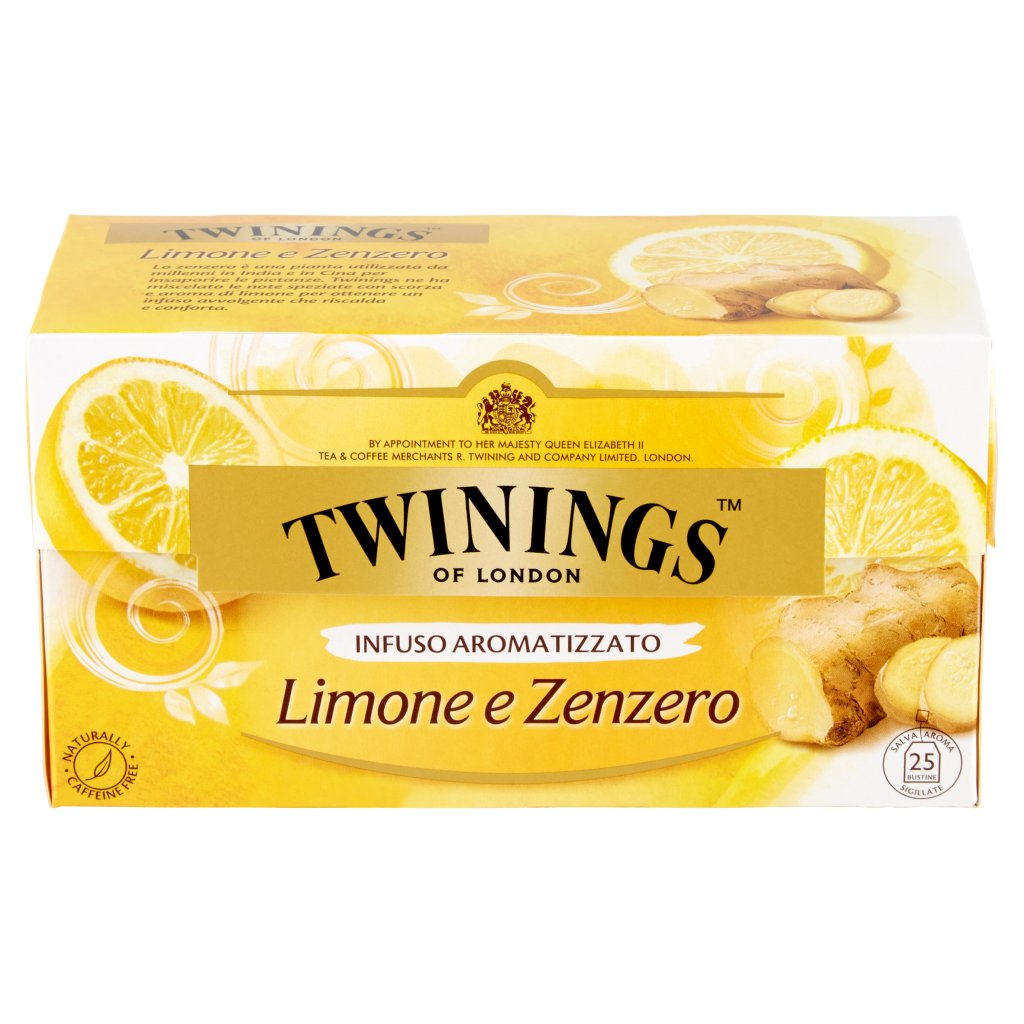 Twinings Infuso Aromatizzato Limone e Zenzero 37,5 g