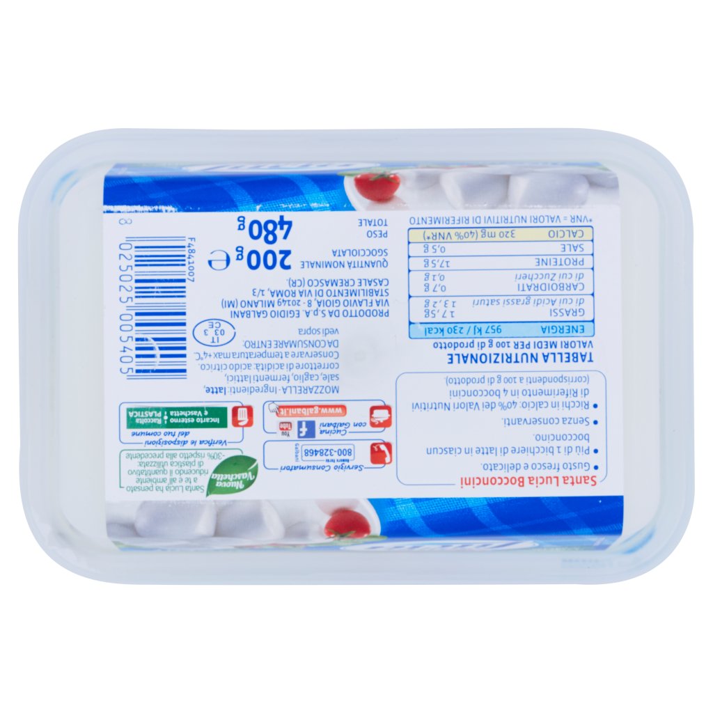 Galbani 8 Bocconcini di Mozzarella 200 g