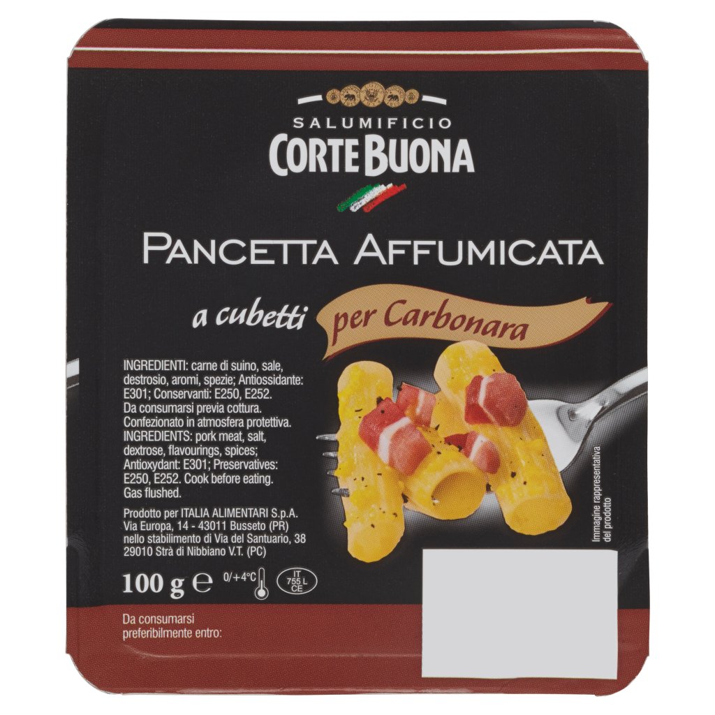Corte Buona Pancetta Affumicata a Cubetti Everli