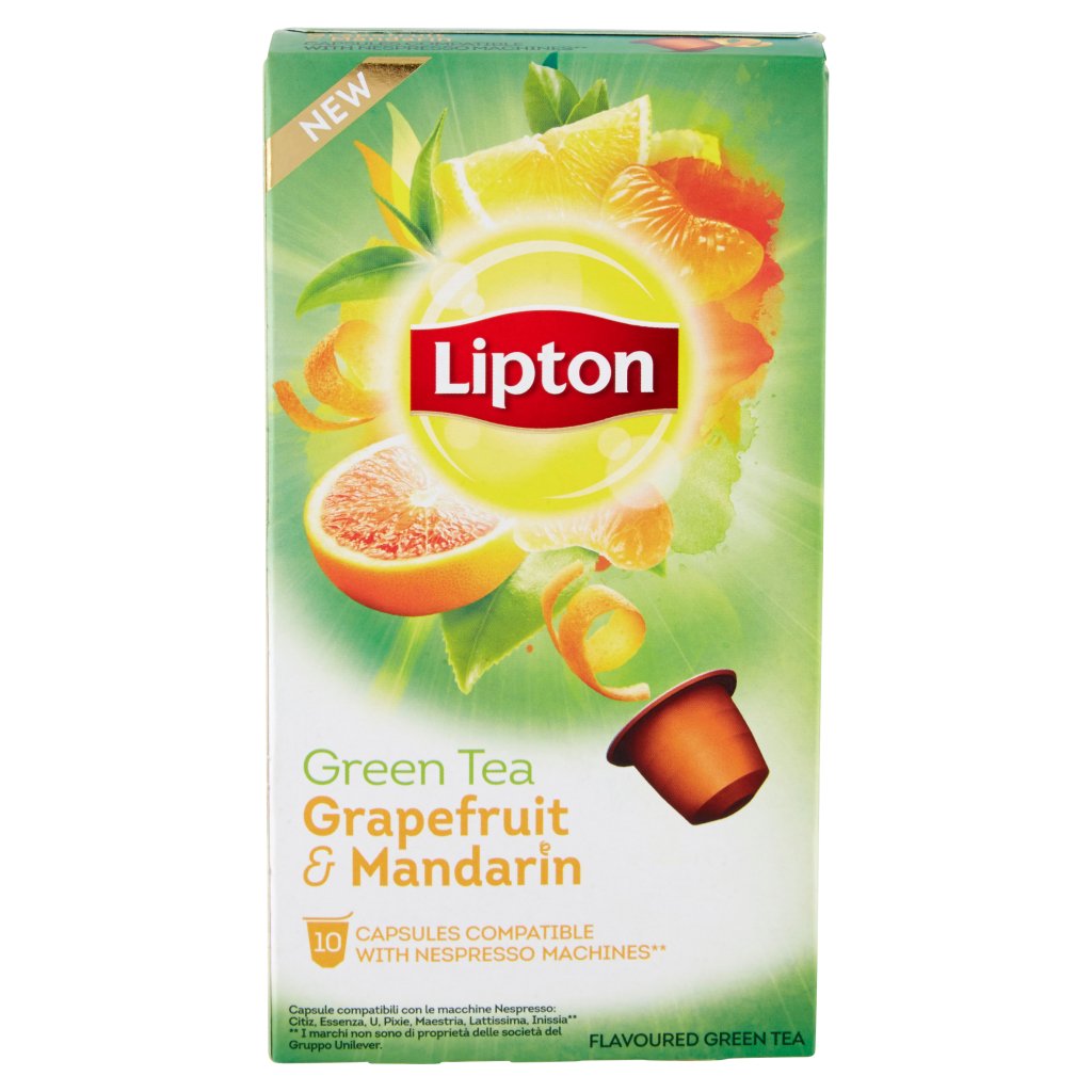 Lipton Green Tea Grapefruit & Mandarin 10 Capsule Supermercato24