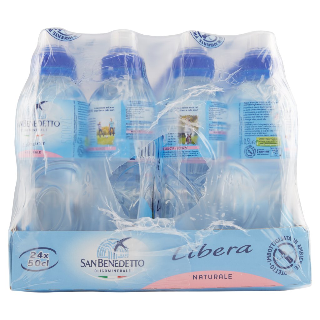 San Benedetto Acqua Minerale  Benedicta Libera Pull&push Naturale 0,5l (6x4)