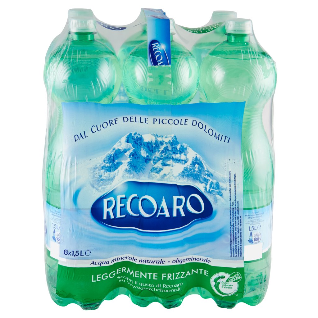 Recoaro Acqua Minerale Leggermente Frizzante