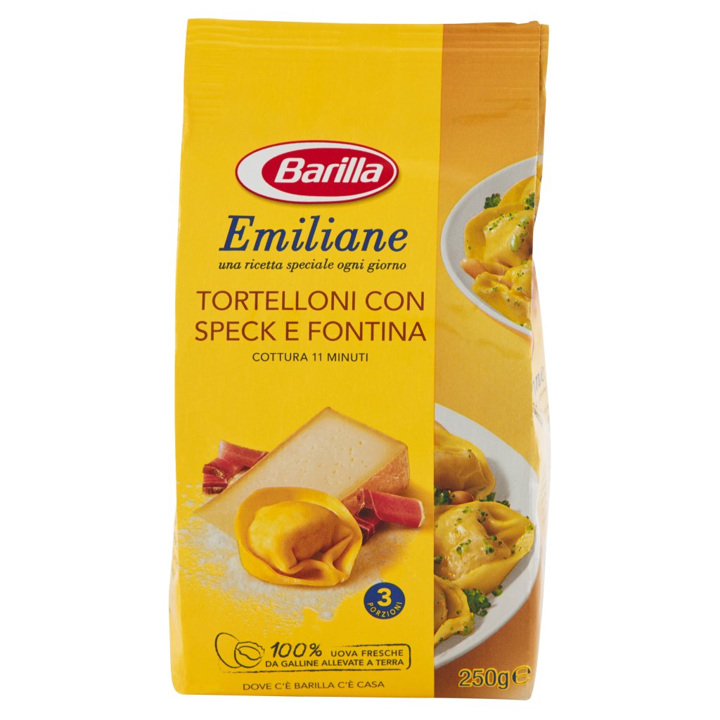 Barilla Emiliane Tortelloni con Speck e Fontina