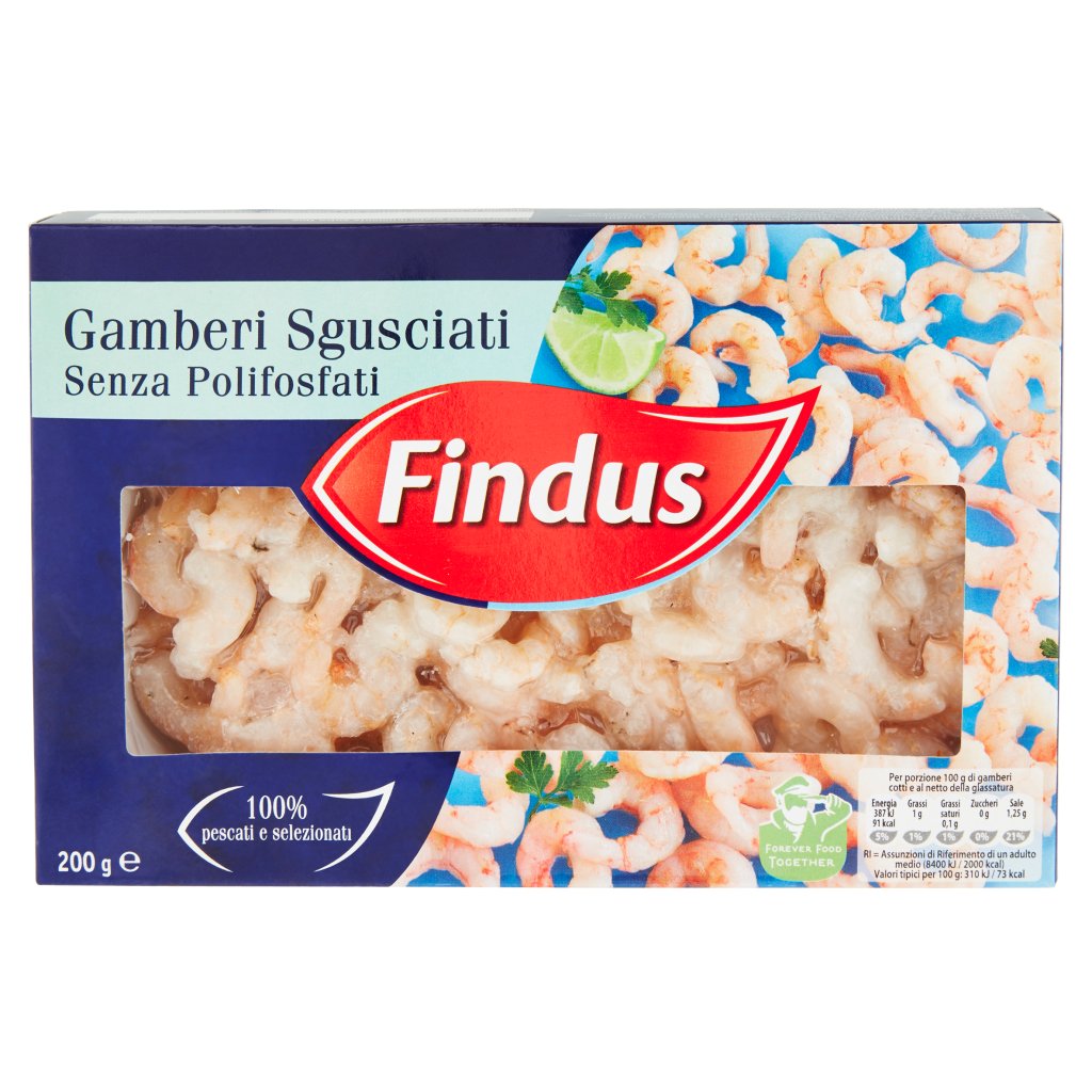 Findus Gamberi Sgusciati senza Polifosfati