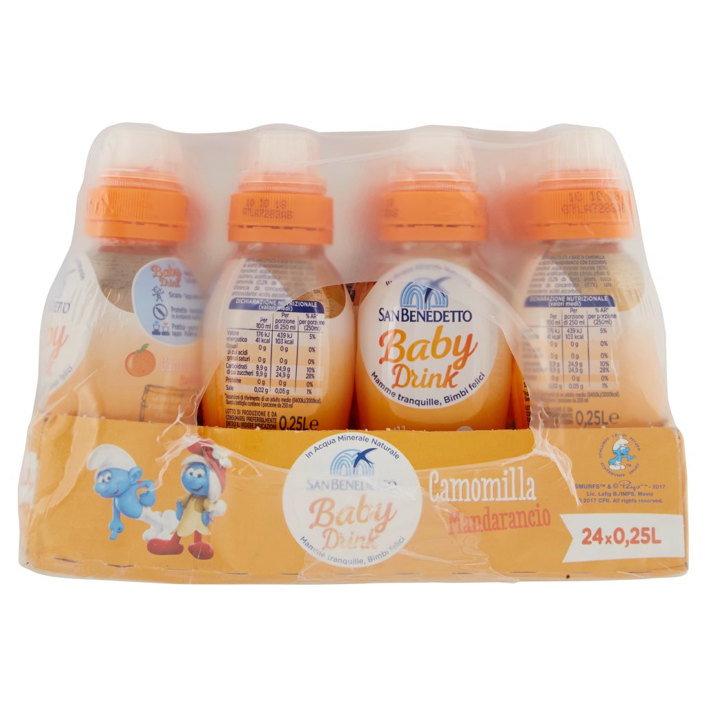 San Benedetto Baby Drink Mandarancio 0,25l Vassoio