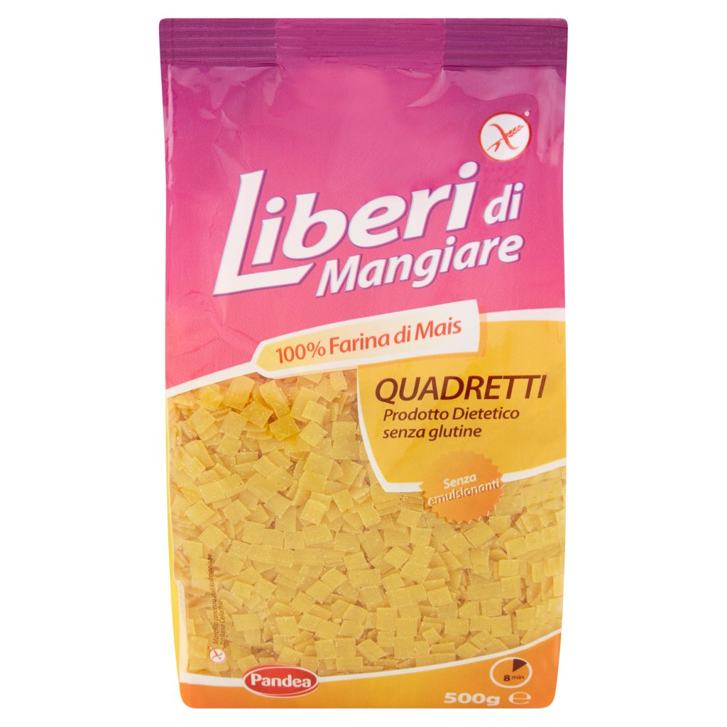 Liberi di Mangiare 100% Farina di Mais Quadretti