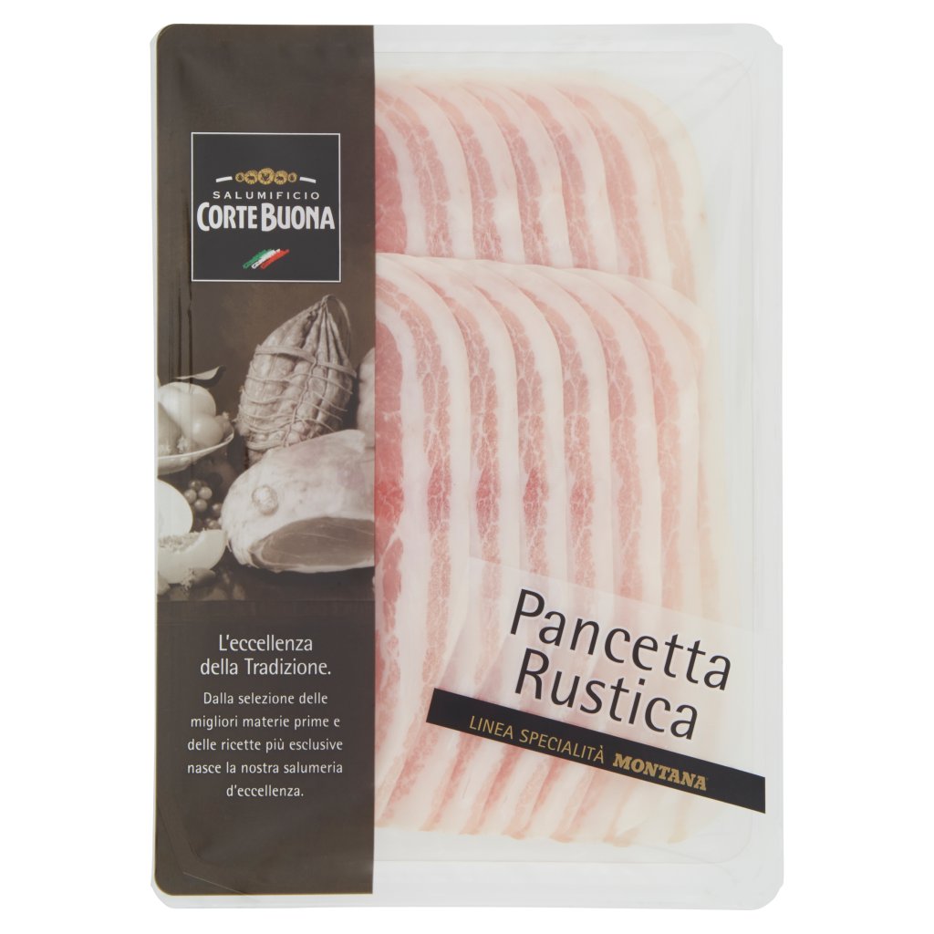 Corte Buona Pancetta Rustica Linea Specialità Montana