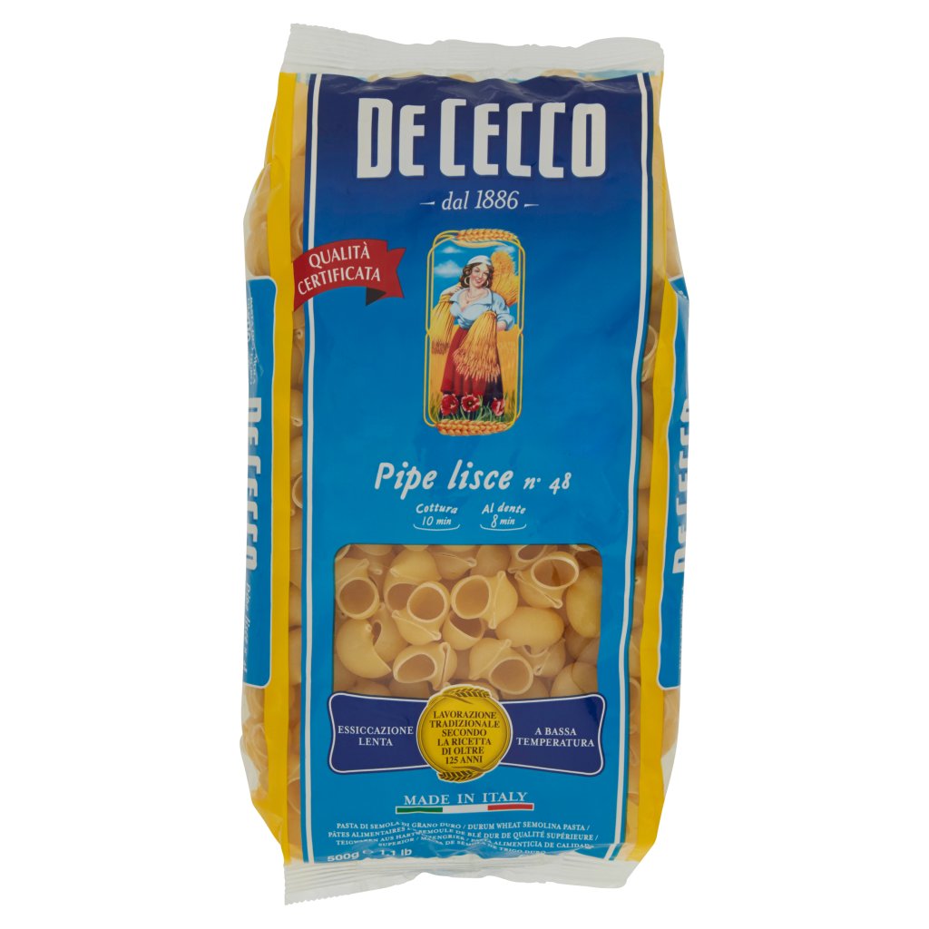 De Cecco Pipe Lisce N° 48