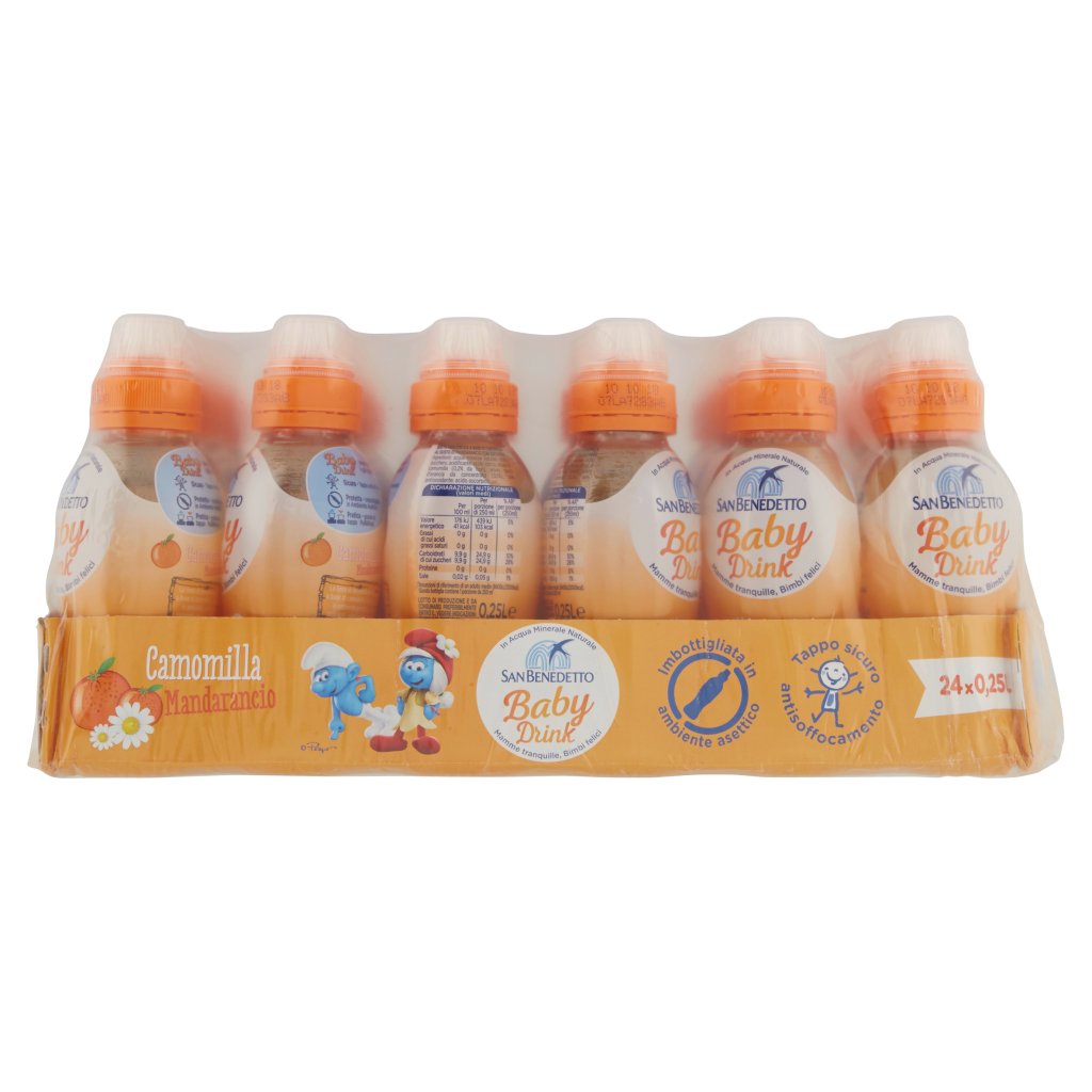 San Benedetto Baby Drink Mandarancio 0,25l Vassoio