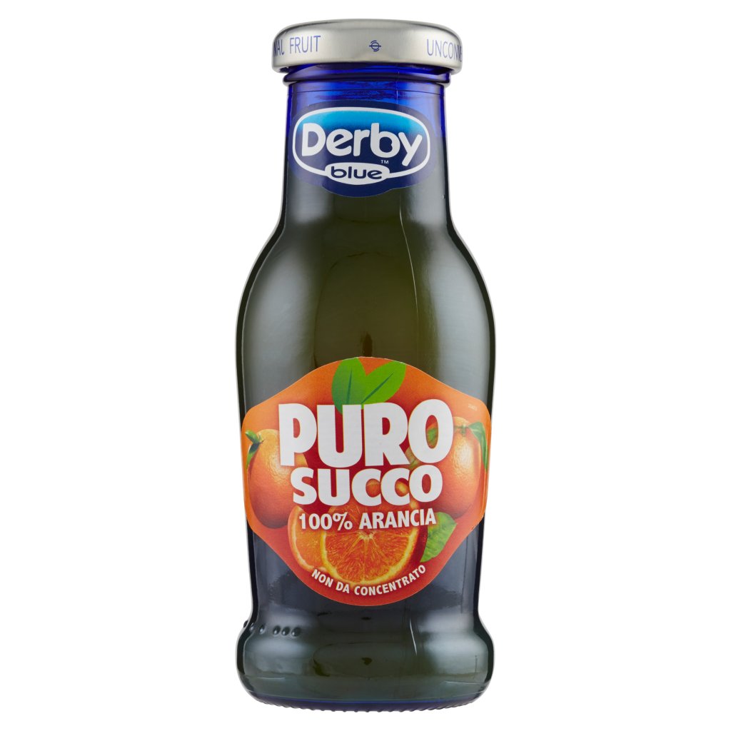 Derby Blue Puro Succo 100% Arancia 24 x 200 Ml