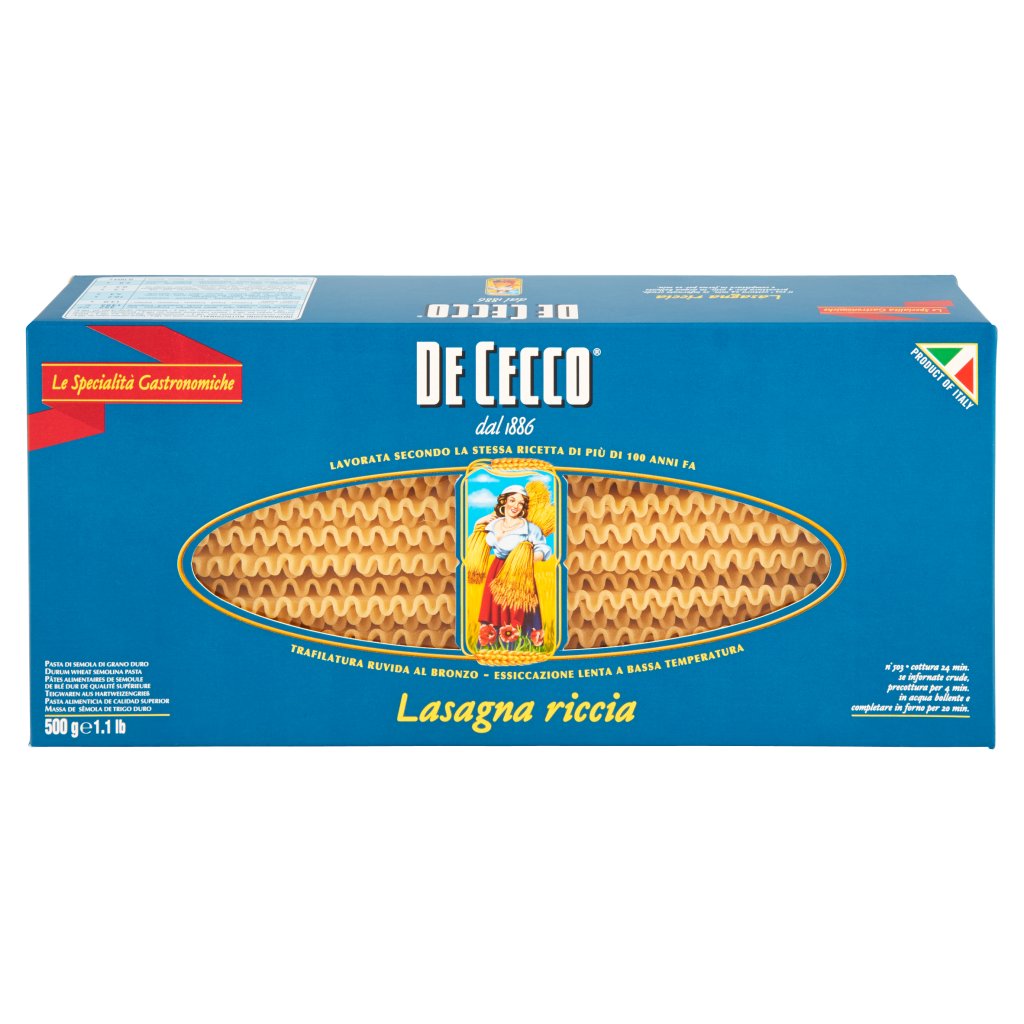 De Cecco Le Specialità Gastronomiche Lasagna Riccia N° 503