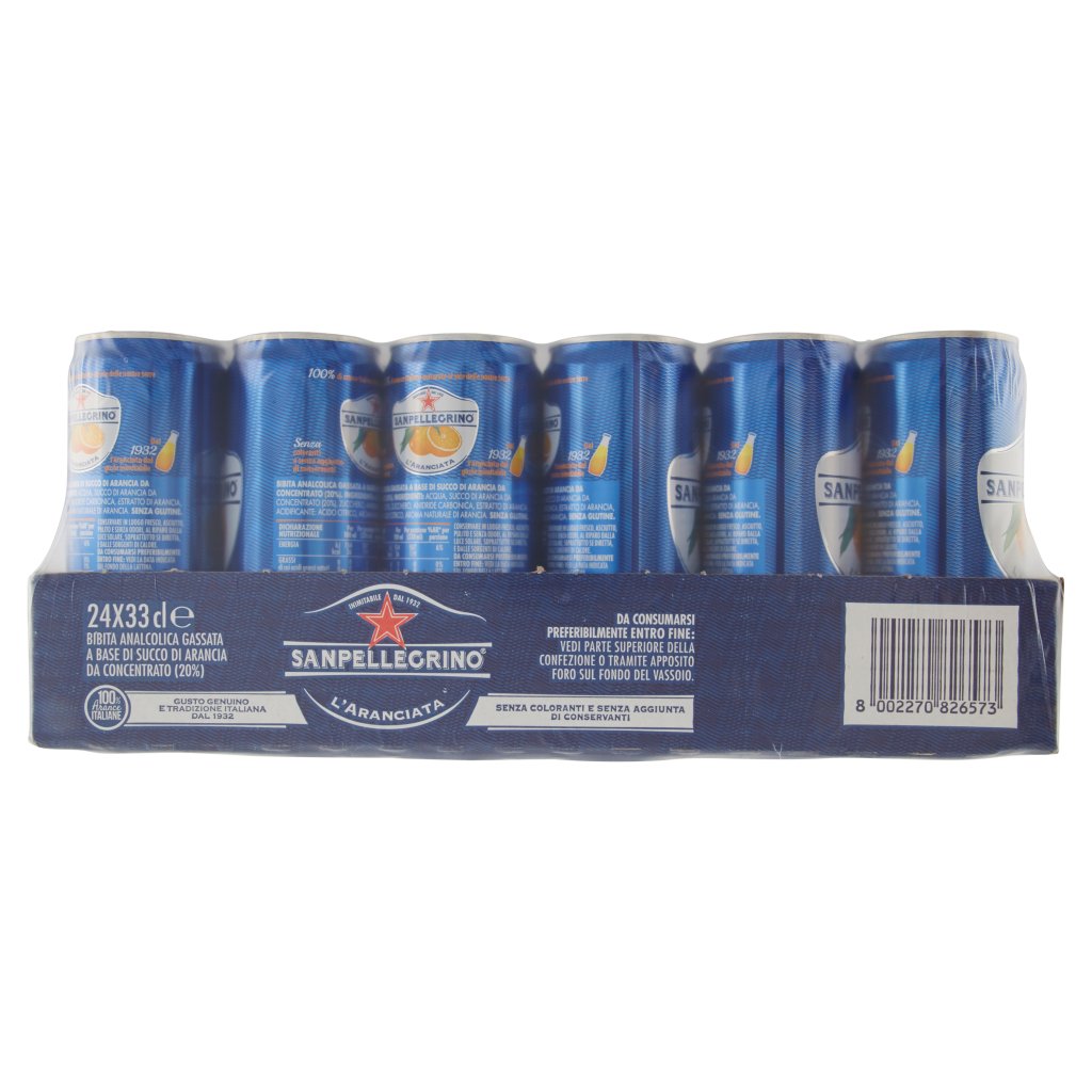 San Pellegrino Aranciata Classica San Pellegrino 24 x 33 Cl