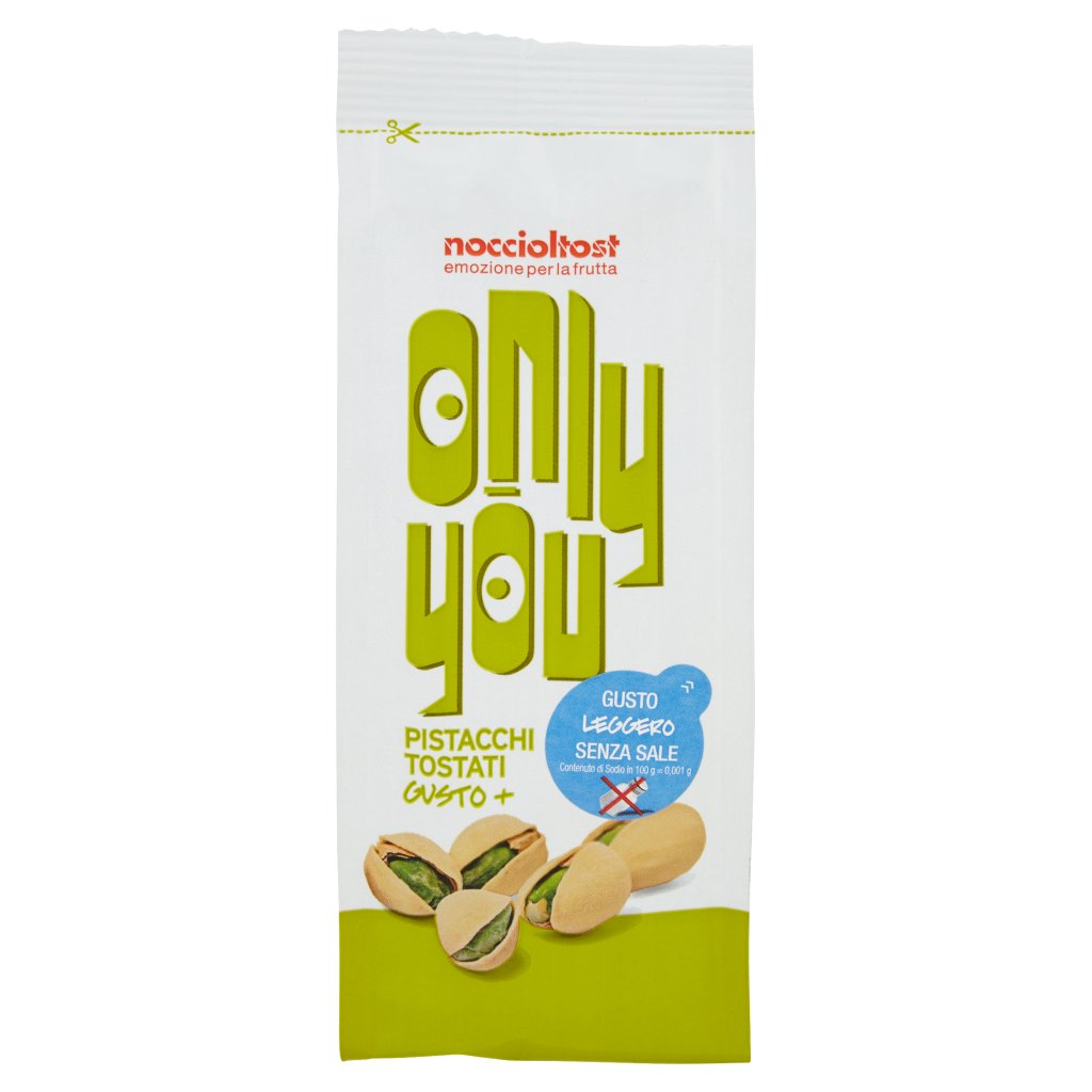 Noccioltost Only You Pistacchi Tostati Gusto + Gusto Leggero senza Sale