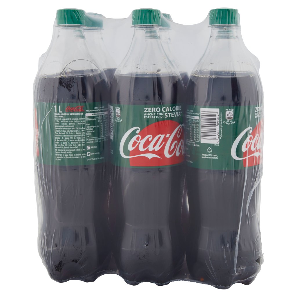 Coca Cola con Estratto di Stevia Zero Calorie