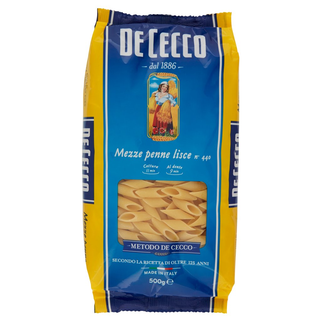 De Cecco Mezze Penne Lisce N° 440