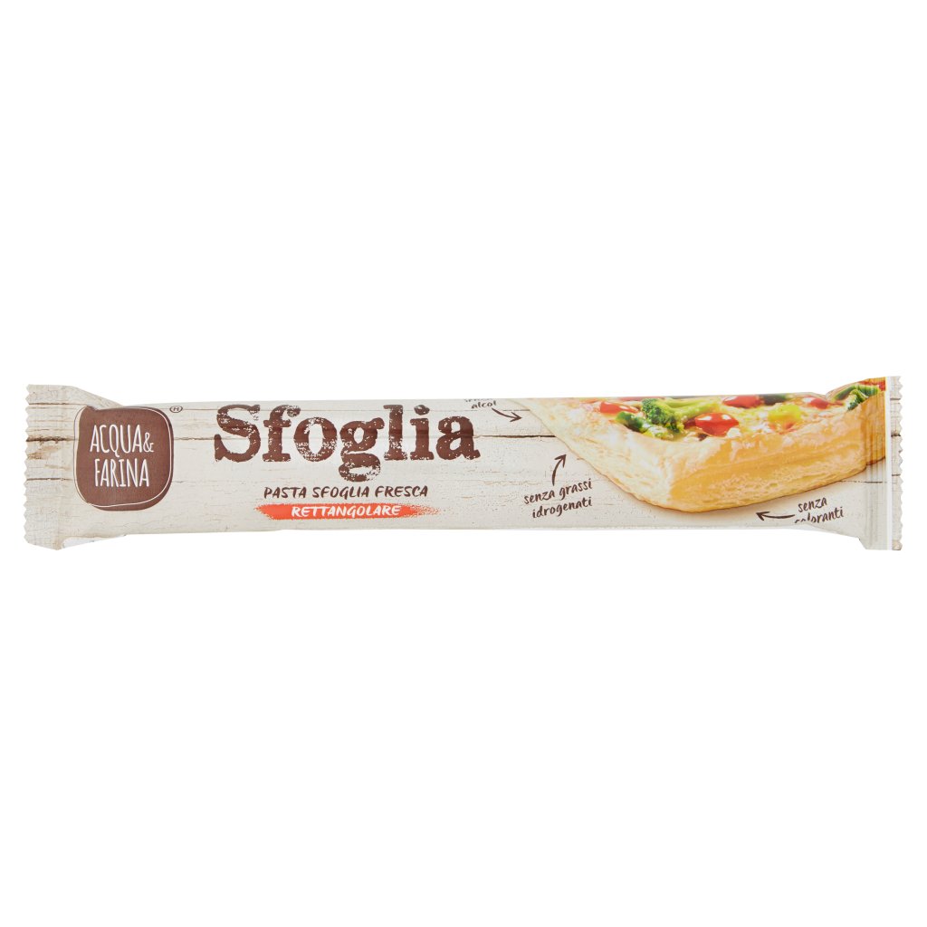 Acqua&farina Sfoglia Pasta Sfoglia Fresca Rettangolare