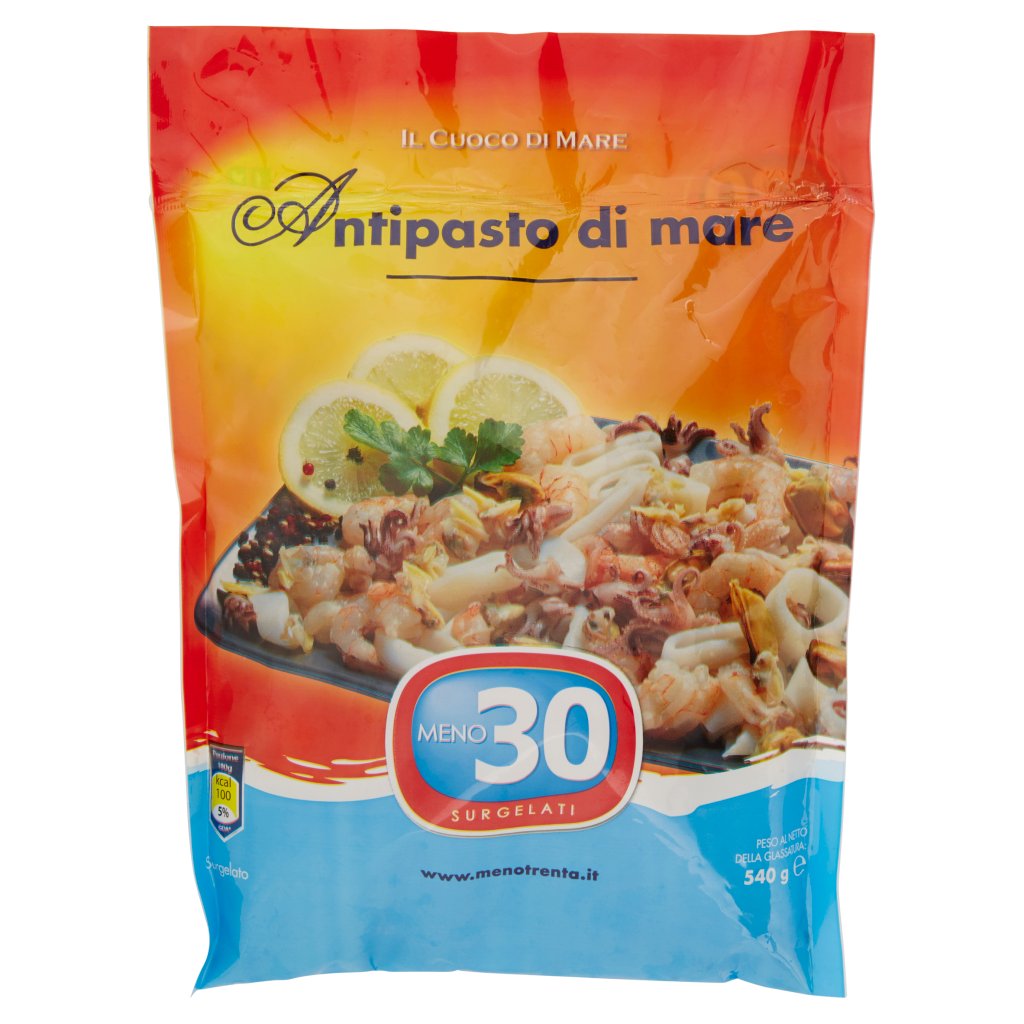 Meno 30 Il Cuoco di Mare Antipasto di Mare Surgelato Supermercato24
