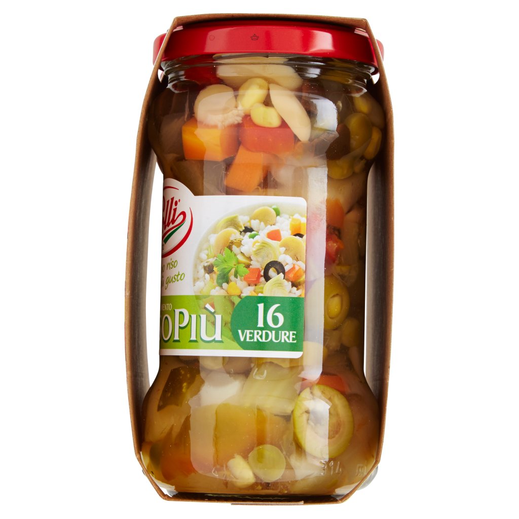 Polli Risopiù con 16 Verdure Senz'Olio Insalata per Riso 2 x 300 g