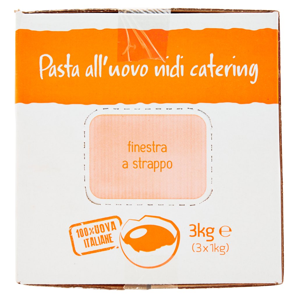 le Mantovanelle Pasta all'Uovo Nidi Catering Tagliatelle 4 3 x 1 Kg
